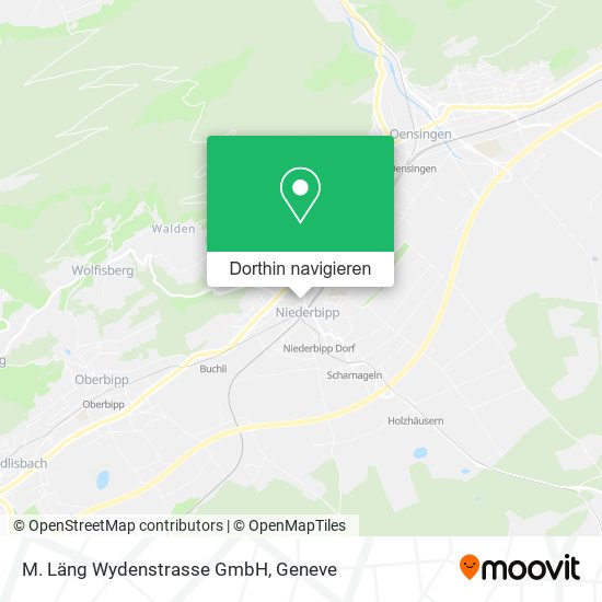 M. Läng Wydenstrasse GmbH Karte