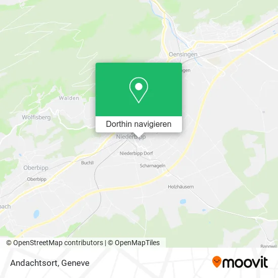 Andachtsort Karte