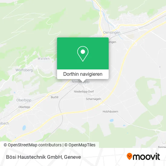 Bösi Haustechnik GmbH Karte