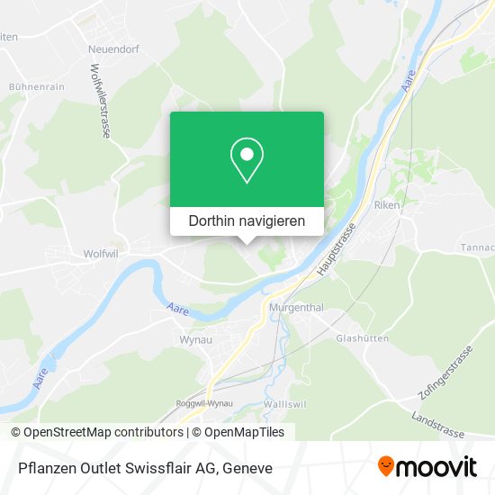 Pflanzen Outlet Swissflair AG Karte