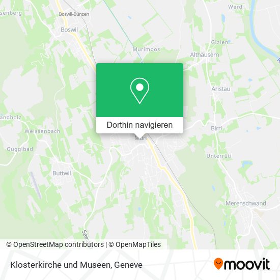 Klosterkirche und Museen Karte