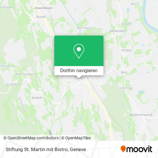 Stiftung St. Martin mit Bistro Karte