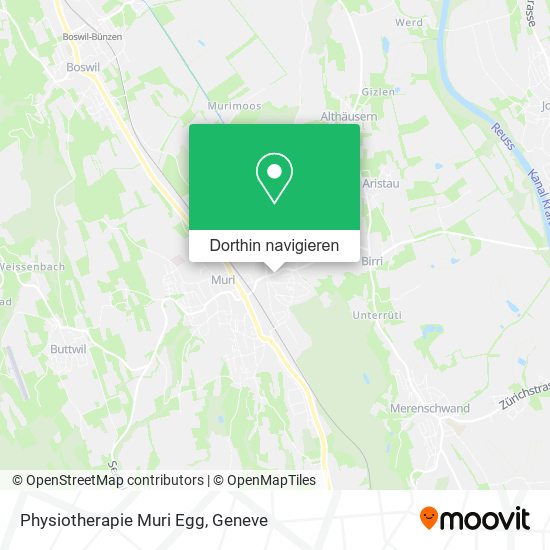 Physiotherapie Muri Egg Karte