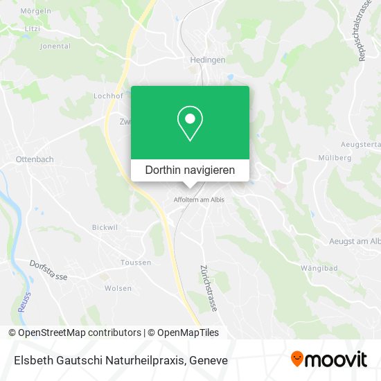 Elsbeth Gautschi Naturheilpraxis Karte