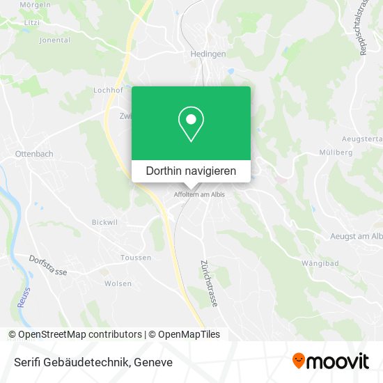 Serifi Gebäudetechnik Karte