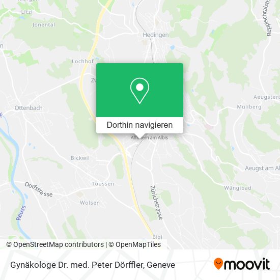 Gynäkologe Dr. med. Peter Dörffler Karte