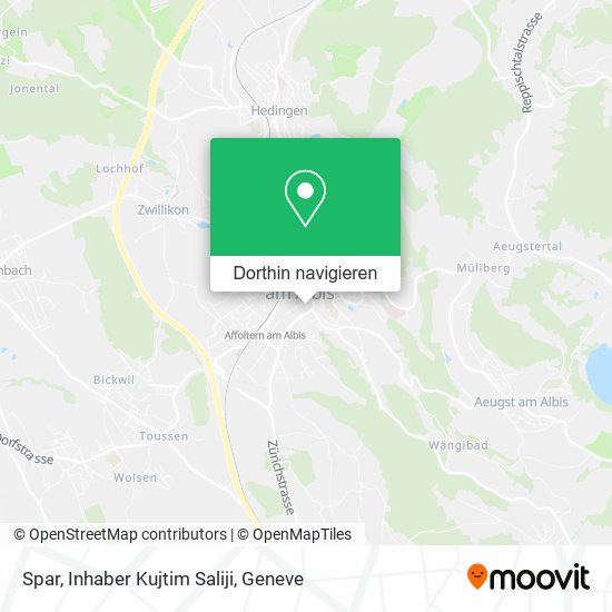 Spar, Inhaber Kujtim Saliji Karte