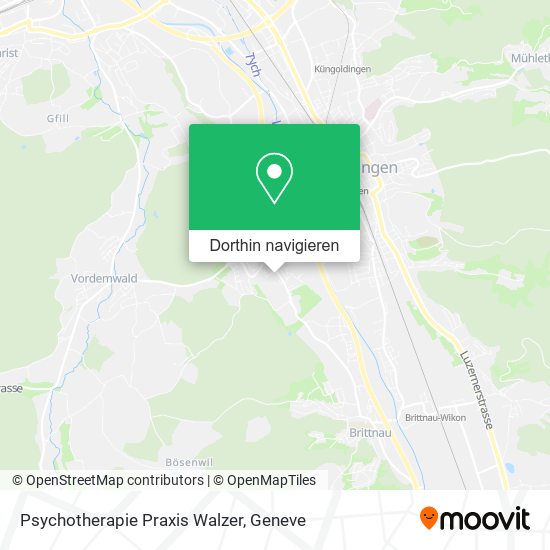Psychotherapie Praxis Walzer Karte