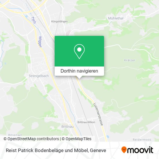 Reist Patrick Bodenbeläge und Möbel Karte
