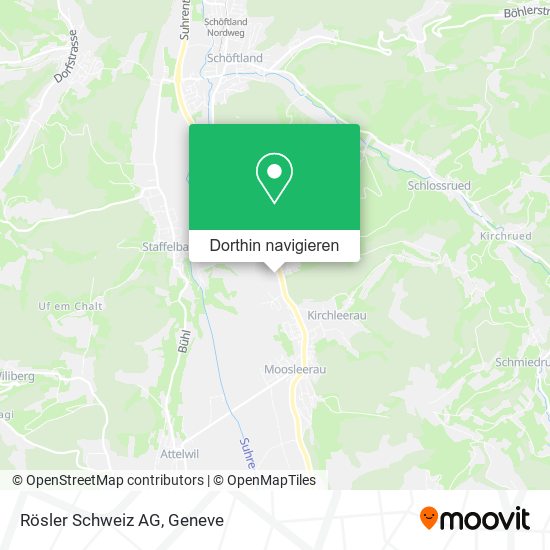 Rösler Schweiz AG Karte
