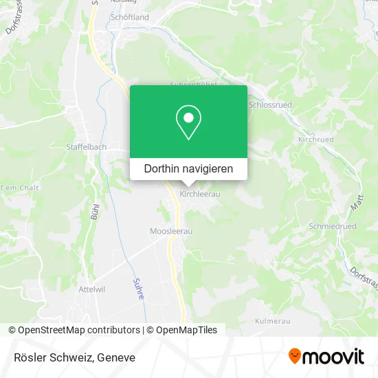 Rösler Schweiz Karte