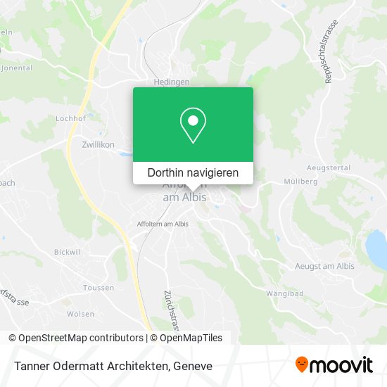 Tanner Odermatt Architekten Karte