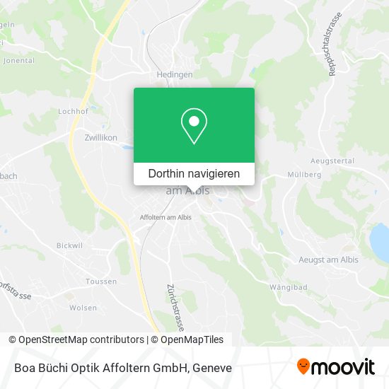 Boa Büchi Optik Affoltern GmbH Karte