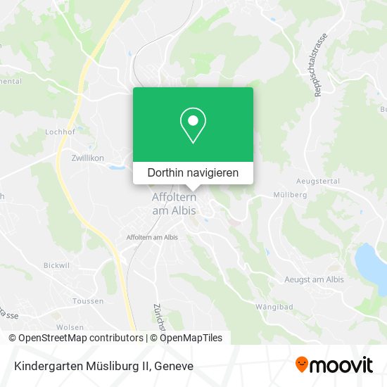 Kindergarten Müsliburg II Karte