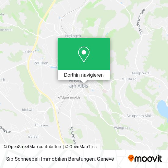 Sib Schneebeli Immobilien Beratungen Karte