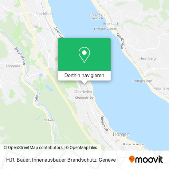 H.R. Bauer, Innenausbauer Brandschutz Karte