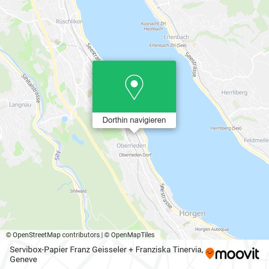 Servibox-Papier Franz Geisseler + Franziska Tinervia Karte