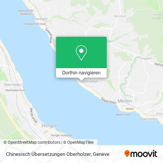 Chinesisch Übersetzungen Oberholzer Karte