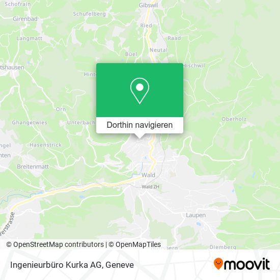 Ingenieurbüro Kurka AG Karte