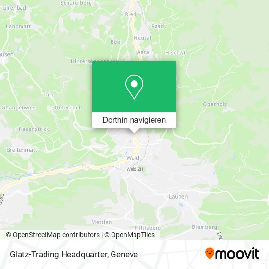 Glatz-Trading Headquarter Karte