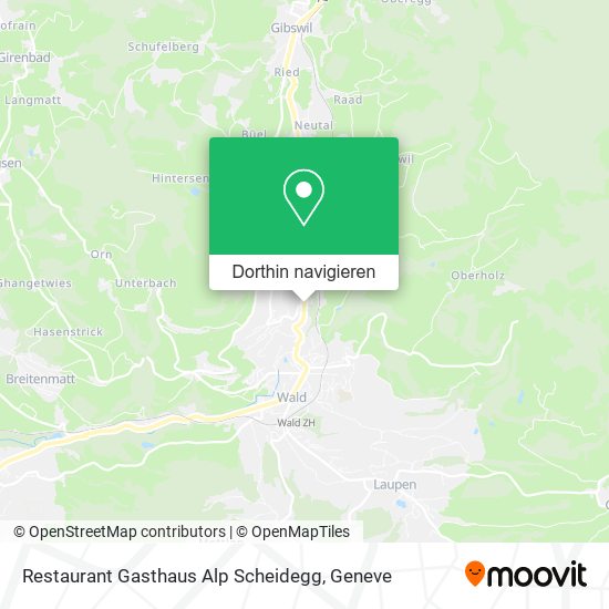 Restaurant Gasthaus Alp Scheidegg Karte