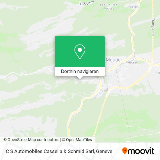 C S Automobiles Cassella & Schmid Sarl Karte
