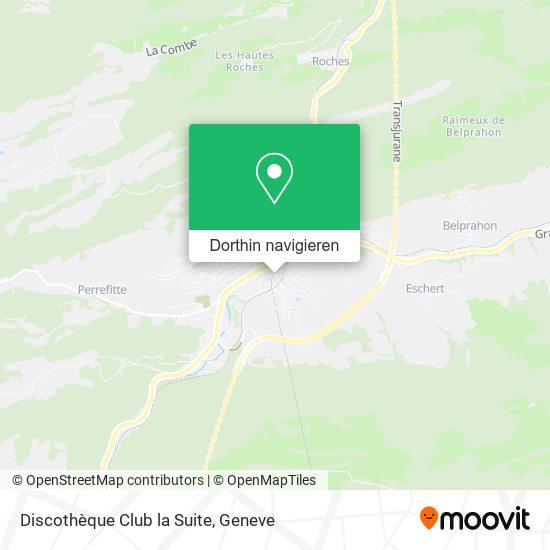 Discothèque Club la Suite Karte