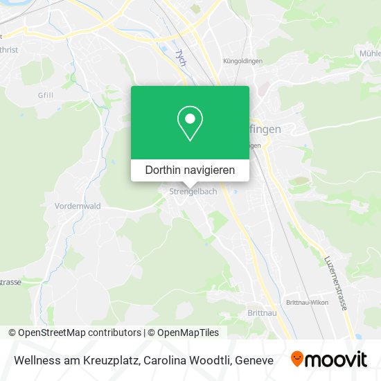 Wellness am Kreuzplatz, Carolina Woodtli Karte