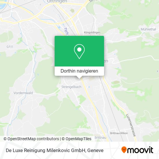 De Luxe Reinigung Milenkovic GmbH Karte