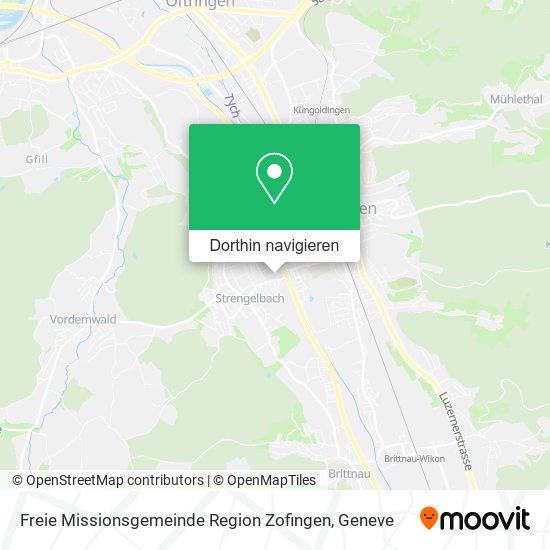 Freie Missionsgemeinde Region Zofingen Karte