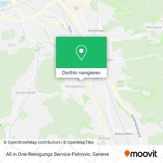 All in One-Reinigungs Service-Petrovic Karte