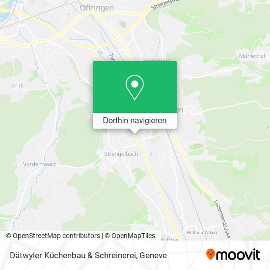 Dätwyler Küchenbau & Schreinerei Karte