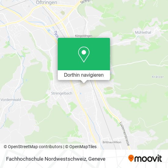 Fachhochschule Nordwestschweiz Karte