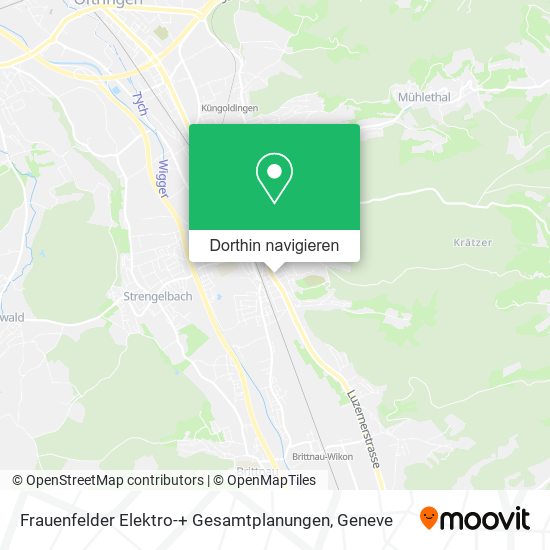 Frauenfelder Elektro-+ Gesamtplanungen Karte