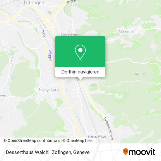 Desserthaus Wälchli Zofingen Karte