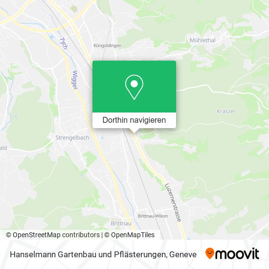 Hanselmann Gartenbau und Pflästerungen Karte