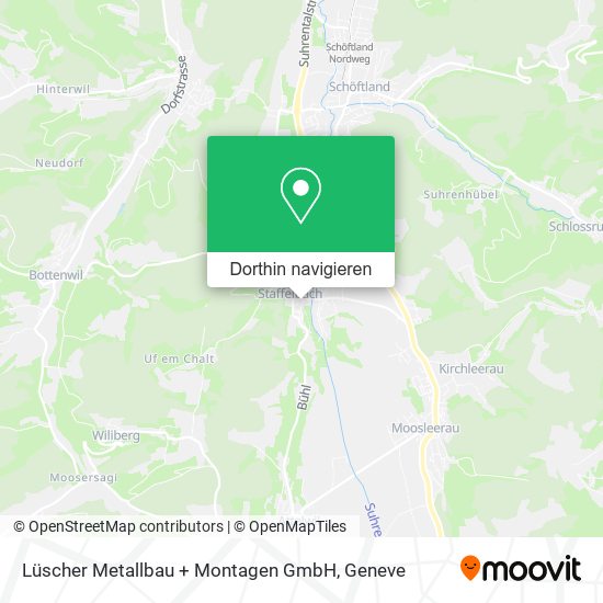 Lüscher Metallbau + Montagen GmbH Karte