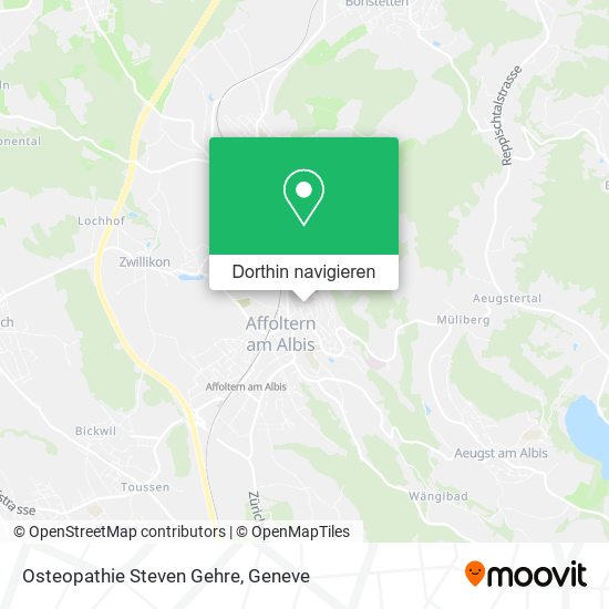 Osteopathie Steven Gehre Karte