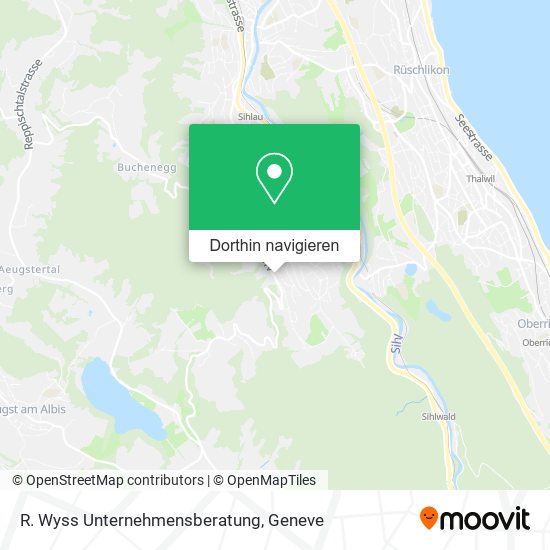 R. Wyss Unternehmensberatung Karte