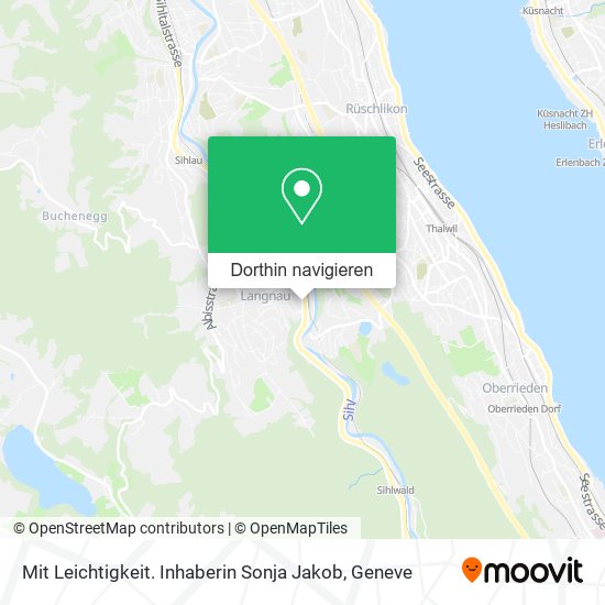 Mit Leichtigkeit. Inhaberin Sonja Jakob Karte
