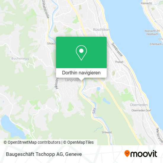 Baugeschäft Tschopp AG Karte