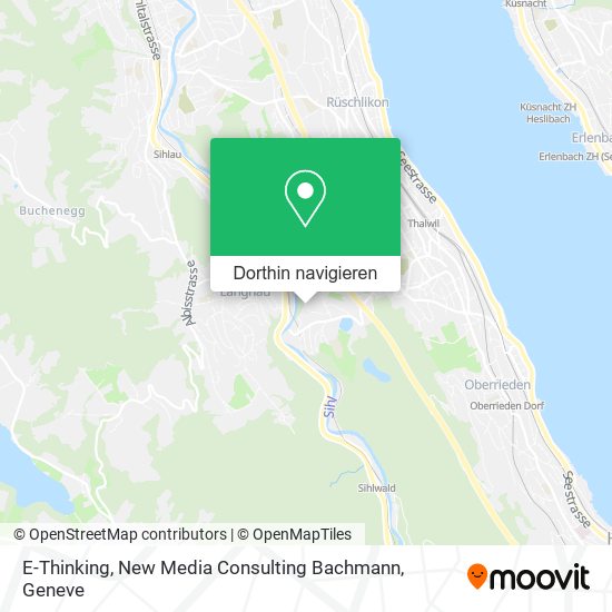 E-Thinking, New Media Consulting Bachmann Karte