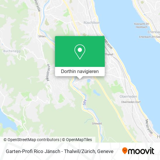 Garten-Profi Rico Jänsch - Thalwil / Zürich Karte