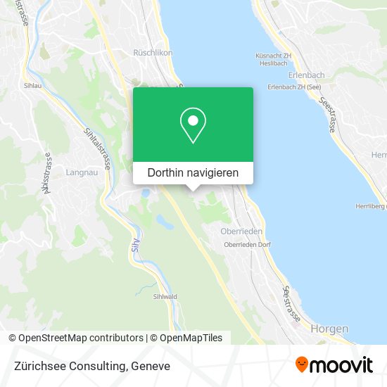 Zürichsee Consulting Karte
