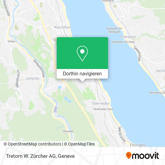 Tretorn W. Zürcher AG Karte