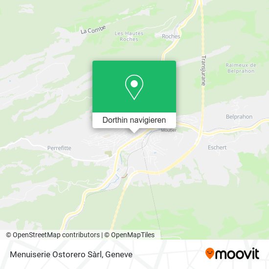 Menuiserie Ostorero Sàrl Karte