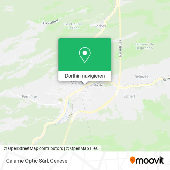 Calame Optic Sàrl Karte