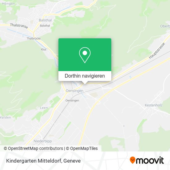 Kindergarten Mitteldorf Karte
