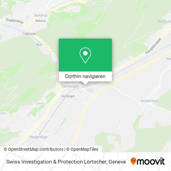 Swiss Investigation & Protection Lörtscher Karte
