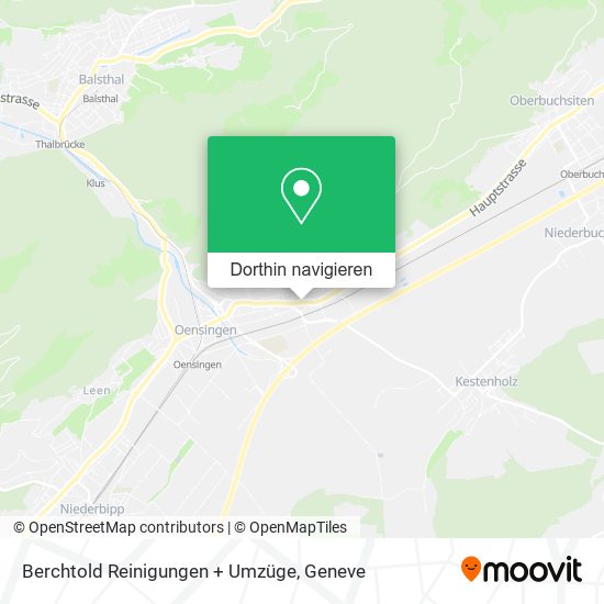 Berchtold Reinigungen + Umzüge Karte